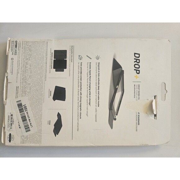 OtterBox Symmetry Folio Case For iPad Air (M2 and 5th/4th Gen) 11" - Gray - Picture 6 of 6